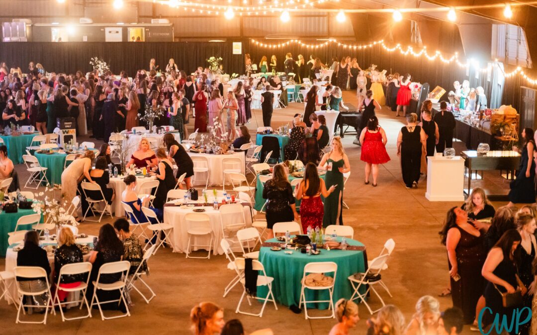 Women dancing at Mom Prom 2024